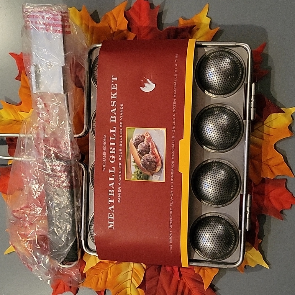 Meatball grill basket